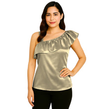 Satin Sleeveless Fancy Top | Party & Evening Wear S-3XL | 41 Colors S87