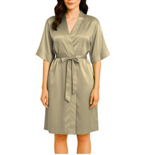 Satin Night Wear Bathrobe | Luxurious Kimono Robe S-3XL | 41 Colors S79