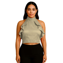 Satin Crop Top | Fancy Party Wear Blouse S-3XL | 41 Colors S92
