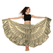 Ultimate Satin 25 Yard 4 Tier Skirt | Belly Dance Skirt S-5XL S20