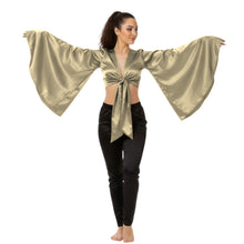 Satin Belly Dance Top | Self-Tie Choli Haut S-3XL | 41 Colors S37