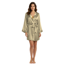 Satin Night Wear Bathrobe | Luxurious Kimono Robe S-3XL | 41 Colors S104