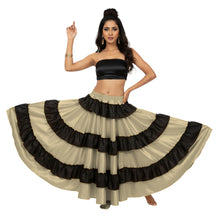 Satin Full Circle Dance Skirt Frill | 360° Flow S-3XL S46