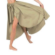 Satin High Low Asymmetrical Skirt  Ballet Dance Skirt S73-Regular Size 1