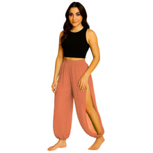 Sheer Chiffon Harem Yoga Pant | Flowing Belly Dance & Layering Trouser Side Cut harem Pant C19