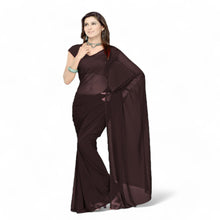 Chiffon Bollywood Plain Saree C26  - Regular Size 1