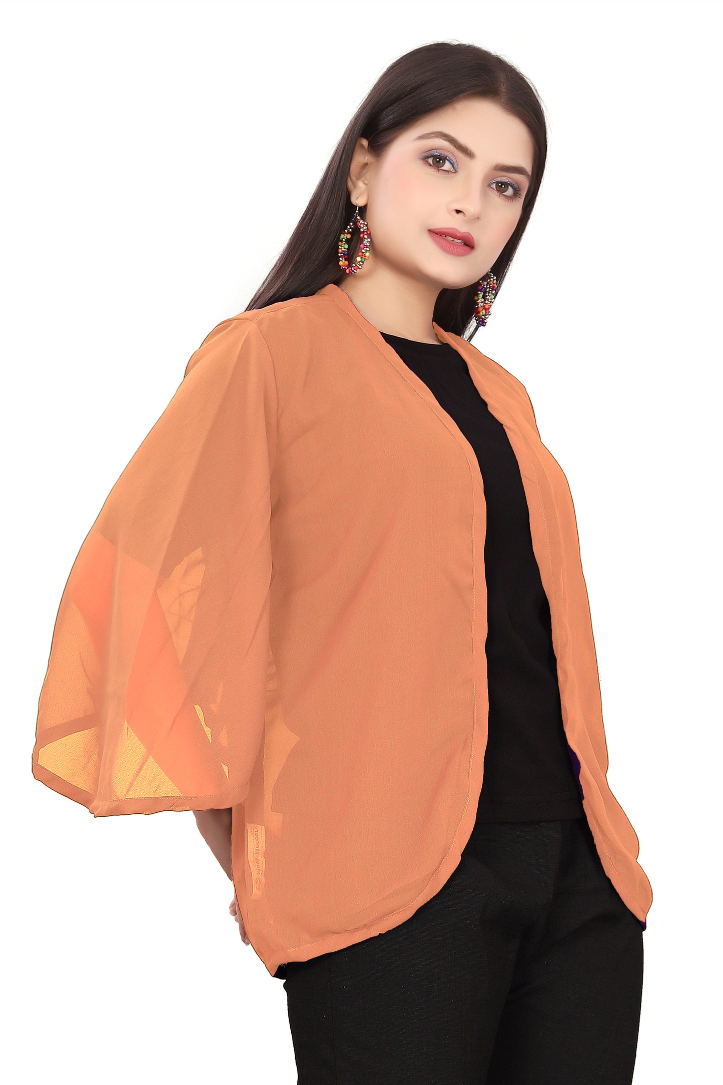 Women Chiffon Shrug / Jacket C51- Regular Size 1