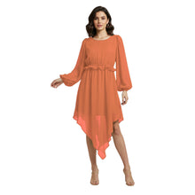 Chiffon Long Asymmetrical Dress | One Peace Party Gown S-5XL C55