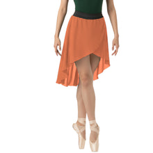 Chiffon High-Low Ballet Skirt | Asymmetrical Dance Wrap Skirt for Women | 30 Colors, S-5XL C41