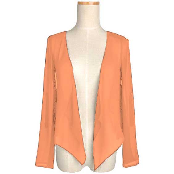 Chiffon Shrug long sleeve C49 - Regular Size 1