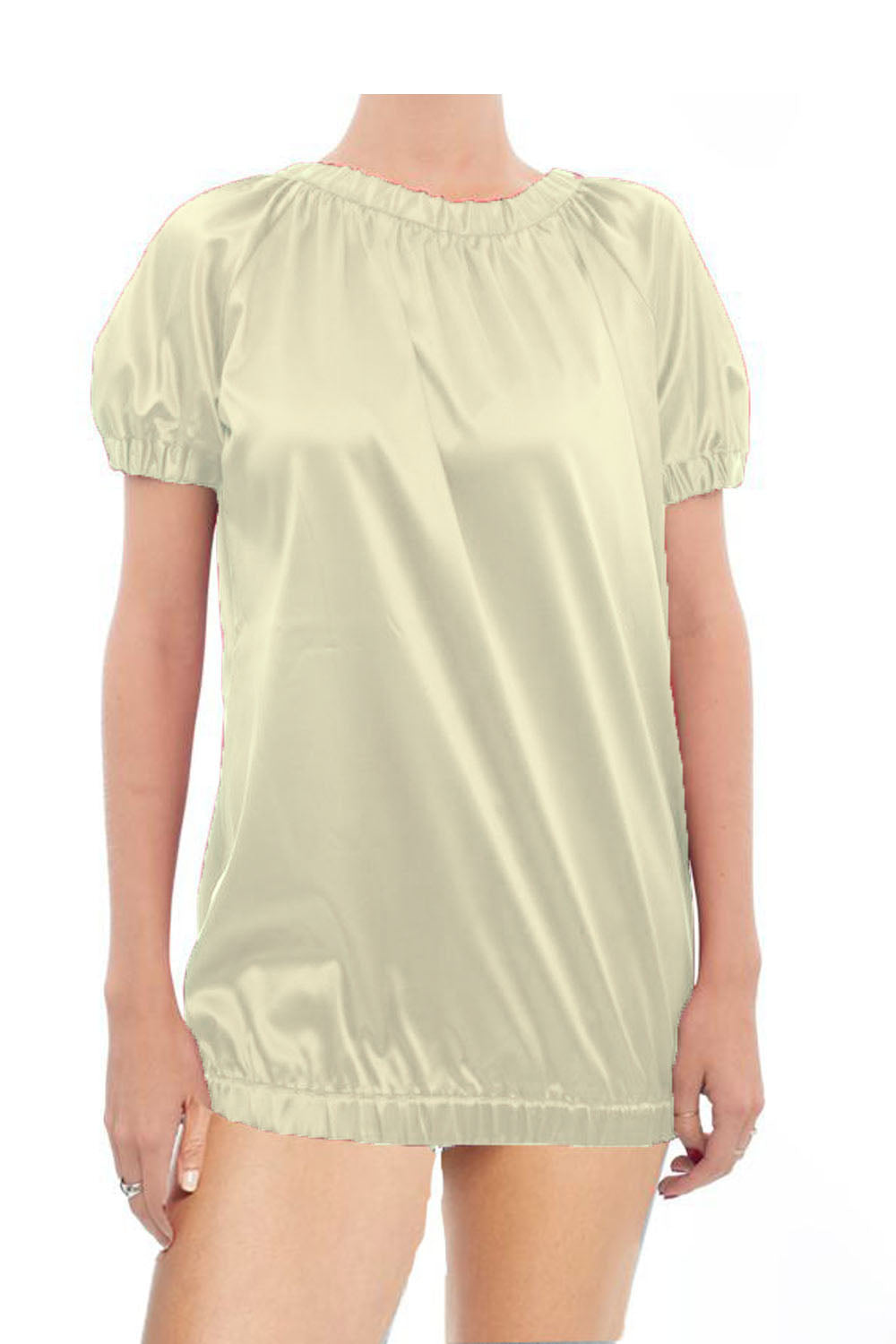 Satin Loose T shirt S106 - Regular Size 1