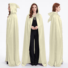 Satin Halloween Hooded Robe Cape – Costume, Cosplay & Party Wear S151
