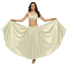 Satin Full Circle Belly Dance Skirt | 360° Flow Gown S-5XL S8