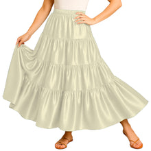 Ultimate Satin 32 Yard 4 Tier Skirt | Pro Belly Dance S-3XL S30