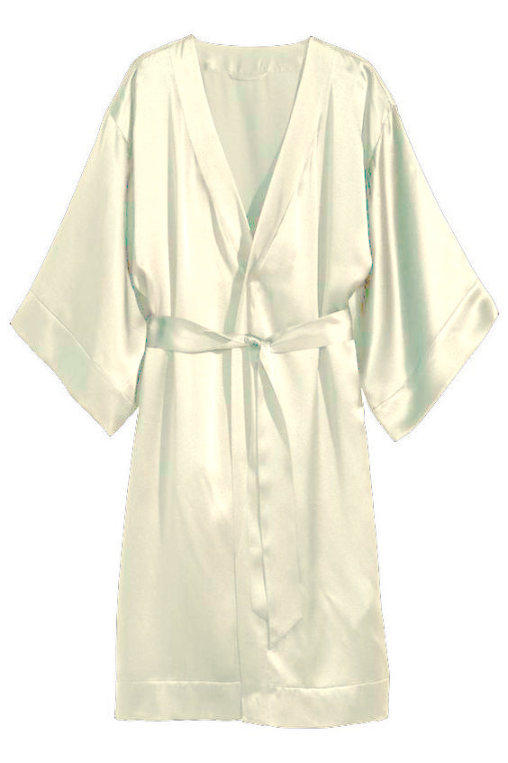 Satin Night Wear Bathrobe  S79 - Regular Size 1