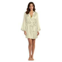 Satin Night Wear Bathrobe | Luxurious Kimono Robe S-3XL | 41 Colors S104