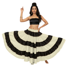 Satin Full Circle Dance Skirt Frill | 360° Flow S-3XL S46