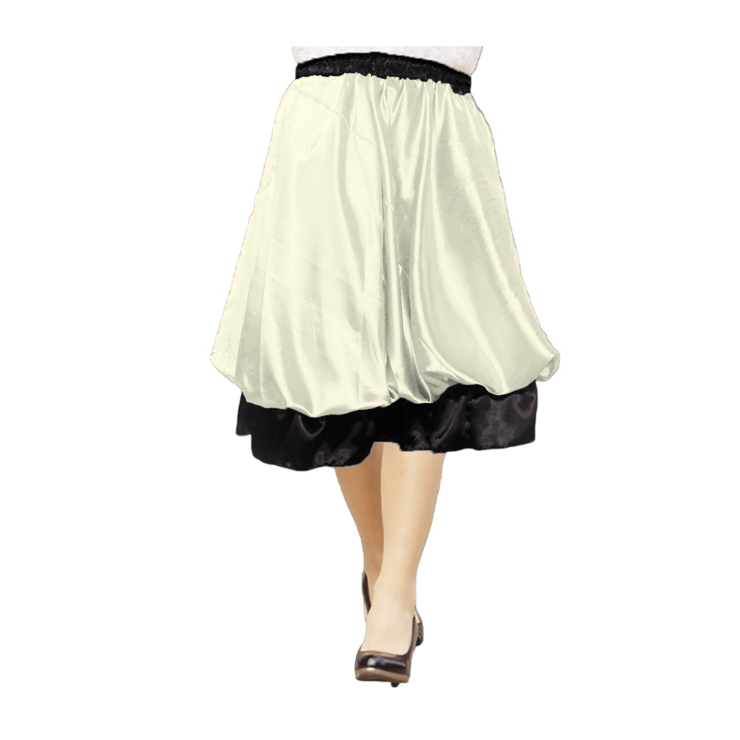 Satin Balloon Skirt S38 - Regular Size 1