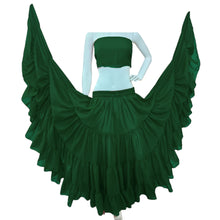 25 Yard 4-Tier Chiffon Belly Dance Skirt | Extreme Volume Sheer Dancewear C7