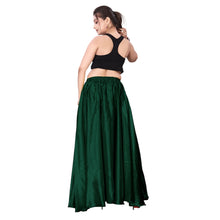 Satin Belly Dance Full Circle Skirt S8-Regular Size 1