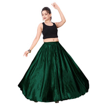 Satin Belly Dance Full Circle Skirt S8-Regular Size 1