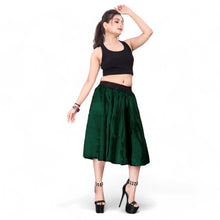 Satin Midi Skirt Party wear Skirt S24-Regular Size 1