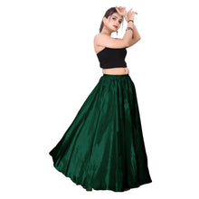 Satin Belly Dance Full Circle Skirt S8-Regular Size 1