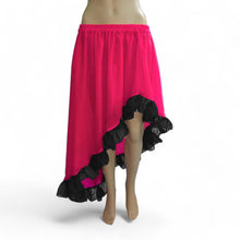 Chiffon sheer Assymetrical Skirt With Frill C22 - Regular Size 1