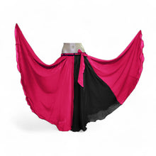 Multi-Color Chiffon Full Circle Skirt | Dynamic Sheer Flow Belly Dance Costume C23