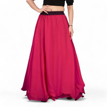 Chiffon Full Circle Belly Dance Skirt | Elegant 360° Flow & Sheer Movement C12