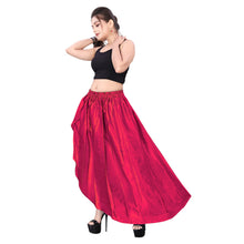 Satin High Low Asymmetrical Skirt  Ballet Dance Skirt S73-Regular Size 1