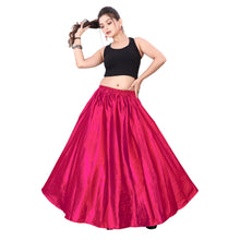 Satin Belly Dance Half Circle Skirt S9-Regular Size 1