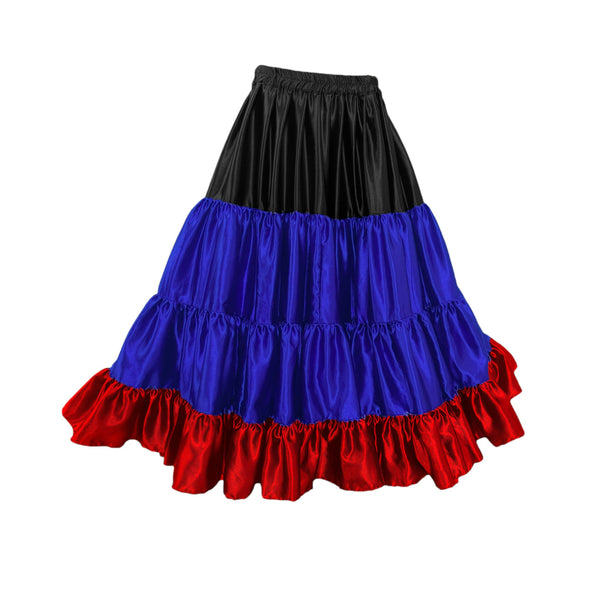 DONETSK Flag Skirt satin 25 yard Multi Color Skirt S31