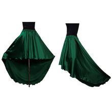 Satin Belly Dance  Asymmetrical Skirt S47 - Regular Size 1