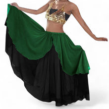 Chiffon 2 layer Belly Dance Skirt C1- Regular Size 1