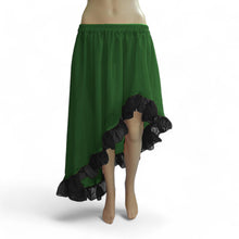 Chiffon sheer Assymetrical Skirt With Frill C22 - Regular Size 1