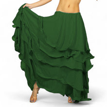Voluminous! Chiffon 5-Layer Belly Dance Skirt | Full Coverage & Maximum Flow C25
