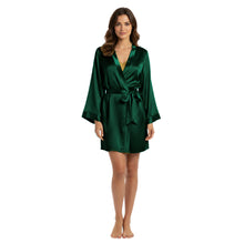 Satin Night Wear Bathrobe | Luxurious Kimono Robe S-3XL | 41 Colors S104