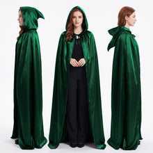 Satin Halloween Hooded Robe Cape – Costume, Cosplay & Party Wear S151