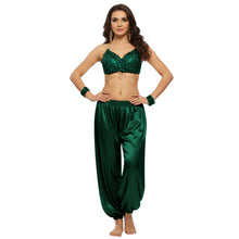 Satin Belly Dance Harem Pants | Flowy Trousers S-3XL | 41 Colors S10