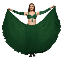 25 Yard 4-Tier Chiffon Belly Dance Skirt | Extreme Volume Sheer Dancewear C7