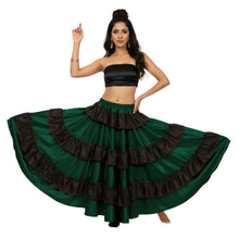 Satin Full Circle Dance Skirt Frill | 360° Flow S-3XL S46