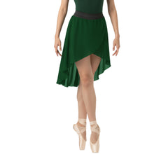 Chiffon High-Low Ballet Skirt | Asymmetrical Dance Wrap Skirt for Women | 30 Colors, S-5XL C41