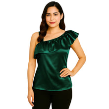 Satin Sleeveless Fancy Top | Party & Evening Wear S-3XL | 41 Colors S87