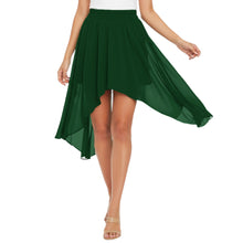 Flowy Chiffon Asymmetrical High-Low Maxi Skirt C38
