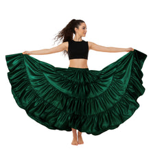 Ultimate Satin 25 Yard 4 Tier Skirt | Belly Dance Skirt S-5XL S20