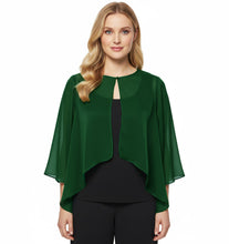 Chiffon Sheer Peplum Top | Flowy Blouse S-5XL | 30 Colors C48