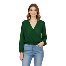 Chiffon V Neck Cover Top | Sheer Flowy Blouse S-5XL | 30 Colors C53