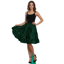 Satin 3-Layer Short Skirt | Tiered Ruffle Party Mini S-3XL S62