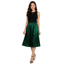 Satin Belly Dance Midi Skirt | Casual wear Skirt S-3XL | 41 Colors S35